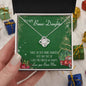 To My Bonus Mom Alluring Beauty Necklace Mother's Day Message Card Gift From Bonus Daughter
