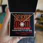 Rockin' Mom You're The Best Damn Woman That I've Ever Seen - Happy Mother's Day - Diamond Necklace for Mother - Mother's day Precious Gift - Best Gift for wife - Necklace for soulmate