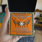 Hunting Lover Gifts - The one who didn't get away! I love you more than hunting! - Best Neckless for wifey - Romantic gift for wifey - Romantic message for soulmate - To Wife Necklace - Gift for Wife