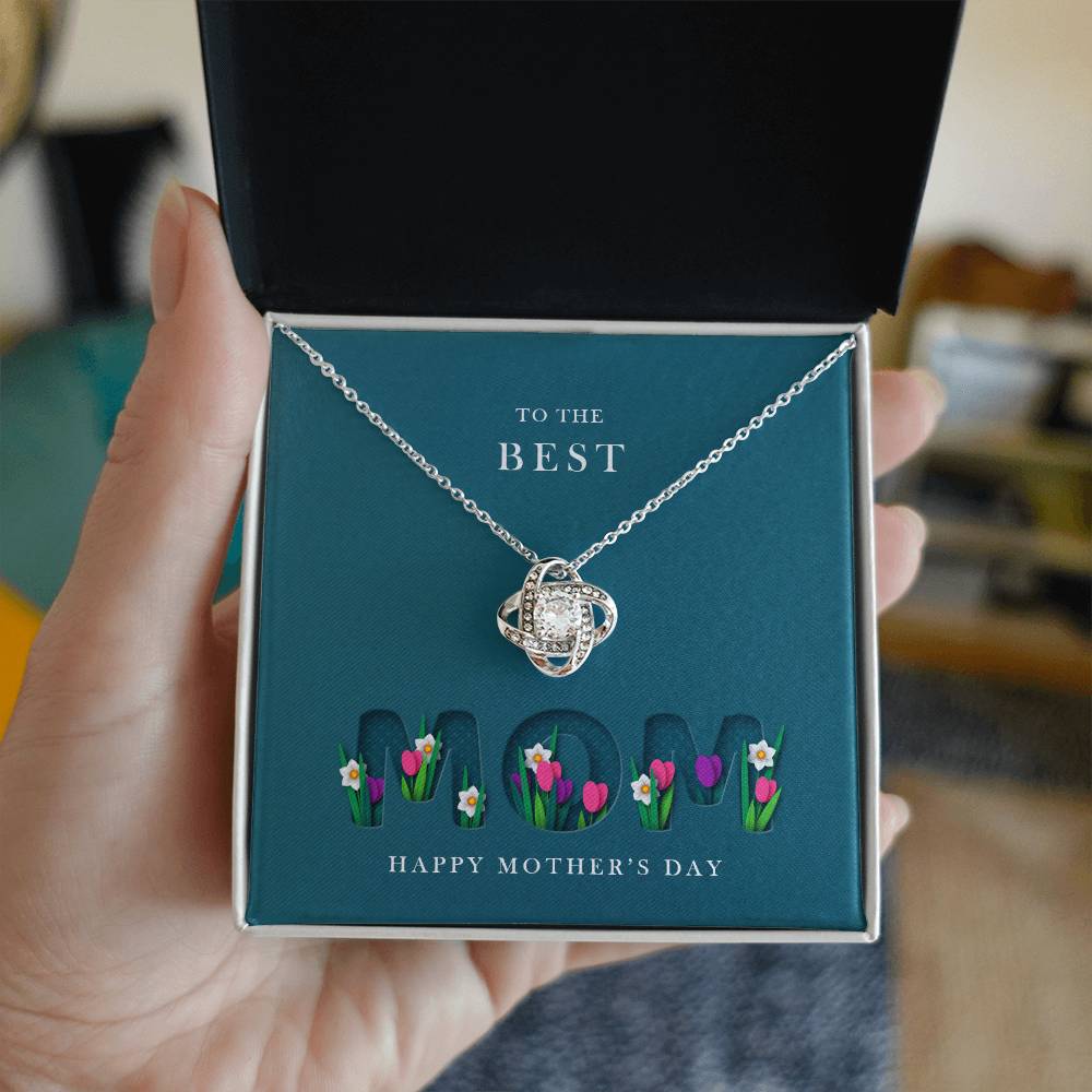 Happy Mother's Day Necklace, Best Gift for Mom, Elegant Jewelry for Mother, Keepsake Gift Idea for Mommy, Jewelry for Mom, Birthday Christmas Gifts With Heartfelt Message