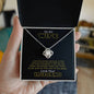 To My Wife Love Your Husband - The Force - Galaxy Necklace -Personalised Card Gift for Wife from Husband Lover - To My Beautiful Wife Necklace Boxed Jewellery