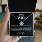 Gold Woman Name Jewelry, Personalized Anniversary Gift for Wife, Amazing Wife Love Knot Necklace - I Love You, Valentines Day Gifts For Wife, Wife Birthday Gift, Anniversary Gift For Wife from Husband