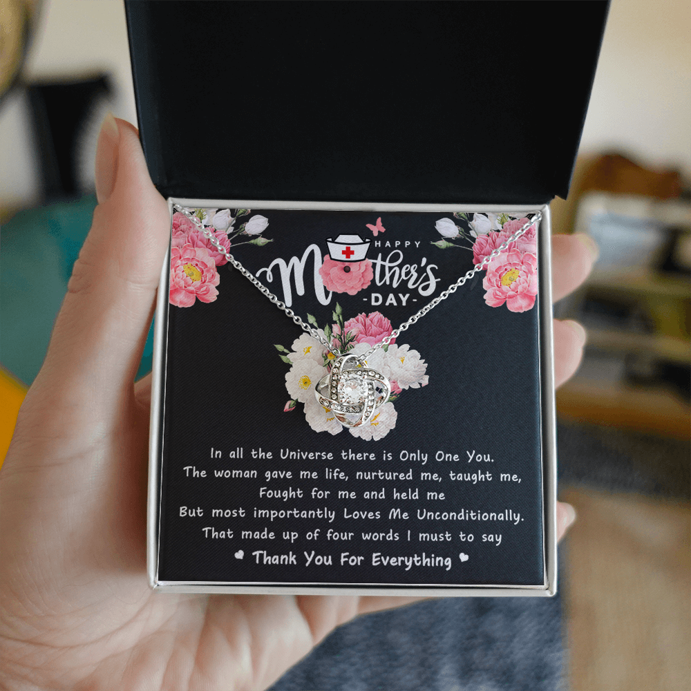 Mother's Day Gift Necklace for Her, Nurse Mom Jewelry, Gift from Son or Daughter, Doctor Luxury Necklace for Mother, Birthday Christmas Gifts With Heartfelt Message