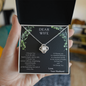 Dear Wife A special necklace to warm her heart - Love Your Husband, White Gold Pendant, Anniversary Jewelry for Her, Diamond Neckless for wife, wife gift from husband future husband, Best gift 2025