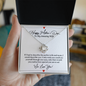 To My Wife Necklace With Message Card - Gift for Your Beloved Soulmate - Perfect Wife & Mom Mother's Day Necklace - to My Amazing Wife Gifts - Necklace for Wife