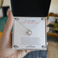 To My Wife - Woman of My Dreams - Necklace - Hand-made Neckless for Beloved wife -  To My Wife Necklace With Message Card - Anniversary Gift for her - Best Birthday Gift for her