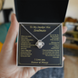 To My Wife Necklace With Message Card -  wife gift from husband future husband - Anniversary Gift For Wife from Husband - To My Soulmate Necklace For Women - Wife Birthday Surprise - Anniversary Gift For Wife