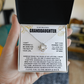 To My Beautiful Granddaughter, I Love You To The Moon & Back, Granddaughter Necklace Gifts From Grandma Grandmother or Grandpa Grandfather, To My Granddaughter Graduation Birthday Pendant Jewelry with Message Card and Gift Box