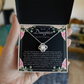 To My Daughter Necklace Gift from Mom, Beautiful Jewelry Box Birthday Graduation Christmas Gift for Kids 2026, Inspirational Message Card, Elegant Necklaces with Sentimental Message
