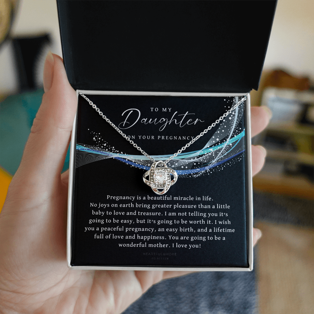 To My Daughter Necklace From Dad With Heartfelt Message & Elegant Box, Gifts For Daughter From Mom, Beautiful Jewelry Gift From Love Daddy Mommy On Graduation, Birthday 2026, Wedding, Valentine's Day