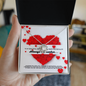 Sweet Message From Husband - to My Beautiful Wife - Always Remember I Love You - Necklace for Wife - Best Way to Remember Her - Custom  Made Design for Her