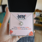 Mom To Your Family You're The World Pea Pod Necklace -  Mothers Necklace for Grandma, Birthday Gifts, Gift for Mom -  Mother's Day Gift - Best Gift for mom - Diamond Necklace for mother