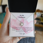 To My Soulmate - I Love You Necklace - Anniversary Gift For Wife from Husband - Love knot Pendant Necklace - Wife Gift - Wife Necklace - Necklace For Wife From Husband