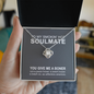 To My Smokin' Hot Soulmate - You Give Me A Boner - Couple Necklace Set - Friendship Necklaces - Customize Couple Necklace - Necklace for soulmate