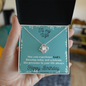 To My Wife Necklace - Gift for Wife Birthday Marriage - To My Wife Necklace - Romantic Gift for Wife - White Gold Pendant - Best Birthday Gift for her - Necklace for her