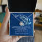 To My Beautiful Wife Necklace Boxed Jewellery - Handmade Jewellery for wife - To My Reel Love Necklace - Your Solemate - Fishing Fisherman Necklace
