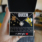 To My Queen - To My Wife Necklace Anniversary Gift For Wife - Gift For Wife - Necklace For Wife - To My Queen bee - To My Queen soulmate - Forever Love Necklace Birthday Gift For Wife - I love you