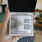 To My Daughter Necklace From Dad With Heartfelt Message & Elegant Box, Gifts For Daughter From Mom, Beautiful Jewelry Gift From Love Daddy Mommy On Graduation, Birthday 2026, Wedding, Valentine's Day