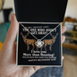 I Love You More Than Hunting - To My Trophy Wife - To My Wife Necklace With Message Card - To Wife Necklace - Gift for Wife - Mother's Day Gift - Soulmate Gift - Romantic Neckless gift for soulmate