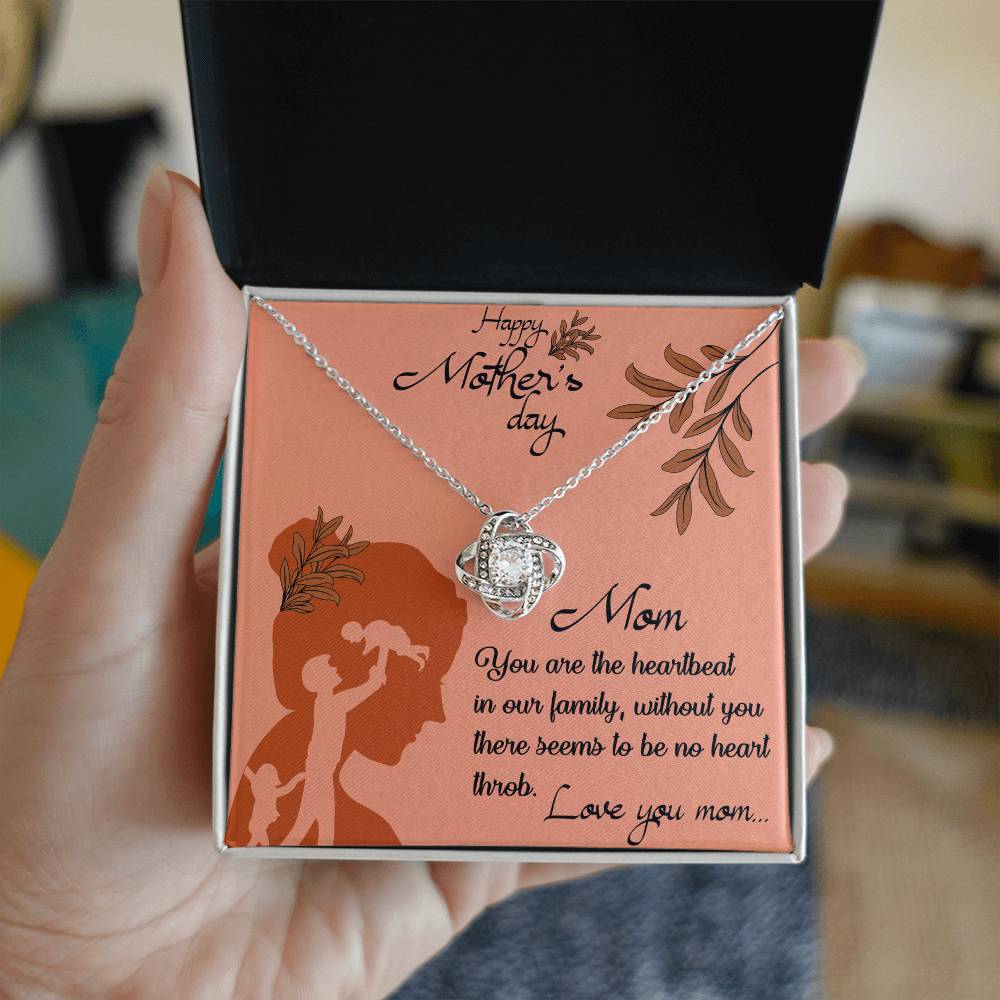 Mothers Day 2026 For Mom From Son Daughter Mom Necklace For Women New Mom Gifts Birthday Christmas Gifts With Heartfelt Message & Lighted Box, Mother Necklaces Jewelry Birthday Gifts for Mom, Jewelry for Mom
