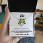 To My Wife - Yoda Best Wife In the Galaxy -  Engagement Gift - Anniversary Jewelry for Her - Best Gift for wife - Best Wife Gift - Romantic message card for her