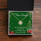 To My Bonus Mom Alluring Beauty Necklace Mother's Day Message Card Gift From Bonus Daughter