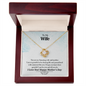 To My Wife, Your An Amazing Wife And Mother Never - Ending Love Necklace - Engagement Gift - Gift For Women - To My Wife Necklace - Husband Gift For Wife - My Future Wife - Anniversary Gift For Wife - Birthday Gift