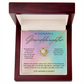 To My Beautiful Granddaughter, Love Grandma & Grandpa, Birthday Ideas, Pendant Jewelry Necklaces Gifts ideas for Daughter Teens Girls, Graduation Birthday Pendant Jewelry with Message Card and Gift Box