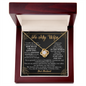 To My Wife Loving Your Husband - To My Soulmate Necklace For Women - Necklace For Wife From Husband - To My Wife Loving Your Husband - To My Wife Necklace From Husband