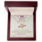 Happy First Mother's Day! I Love You So Much! - Fast Mother Neckless - To My Wife Necklace With Message Card - Diamond Neckless for her - Best Gift for First Mother - Soulmate Gift - Girlfriend Gift