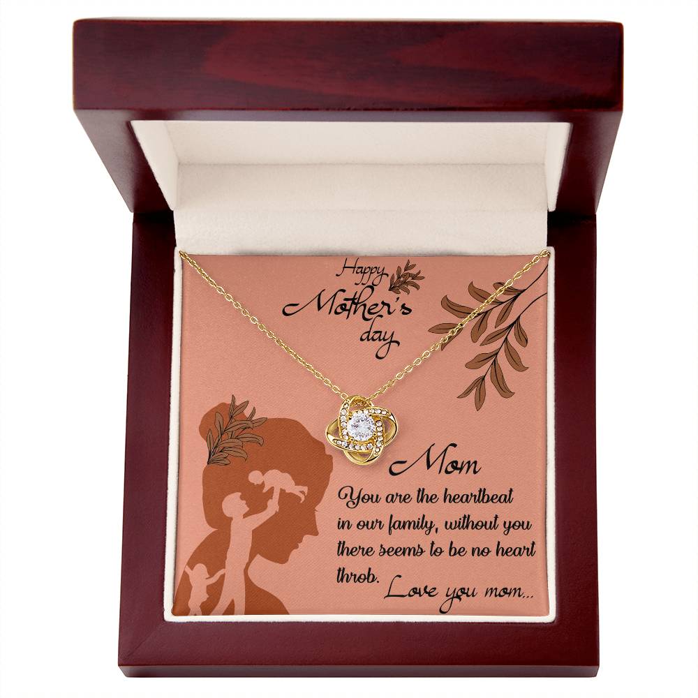 Mothers Day 2026 For Mom From Son Daughter Mom Necklace For Women New Mom Gifts Birthday Christmas Gifts With Heartfelt Message & Lighted Box, Mother Necklaces Jewelry Birthday Gifts for Mom, Jewelry for Mom