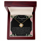 To My Daughter Necklace Gift from Mom, Beautiful Jewelry Box Birthday Graduation Christmas Gift for Kids 2026, Inspirational Message Card, Elegant Necklaces with Sentimental Message