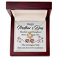 Happy Mother's Day 2026 Gift for Mom Necklace, Daughter to Mom Jewelry, Heart Necklace for Mother, Gift from Daughter, Birthday Christmas Gifts With Heartfelt Message