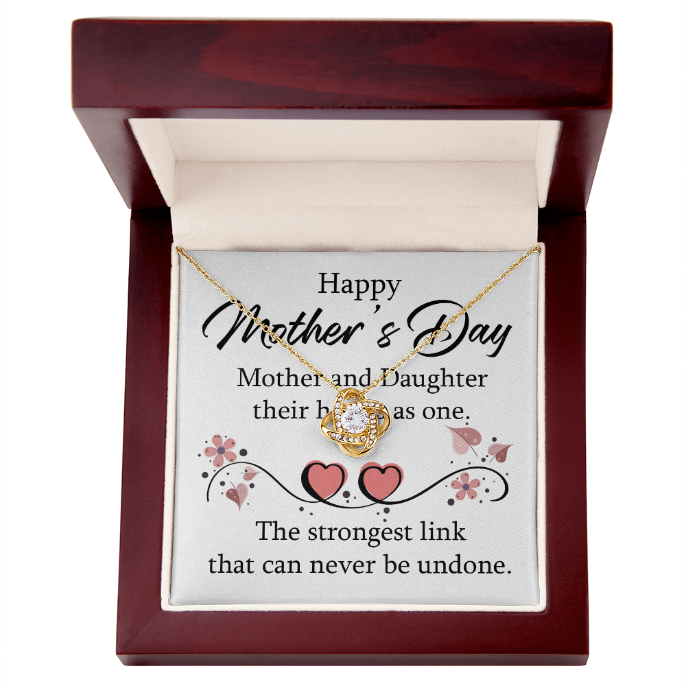 Happy Mother's Day 2026 Gift for Mom Necklace, Daughter to Mom Jewelry, Heart Necklace for Mother, Gift from Daughter, Birthday Christmas Gifts With Heartfelt Message