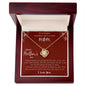 Perfect Gift For Mother - Love Knot Necklace - Happy Mothers Day Gifts - I Love YouTo My Magical Marvellous One in a Million Mom