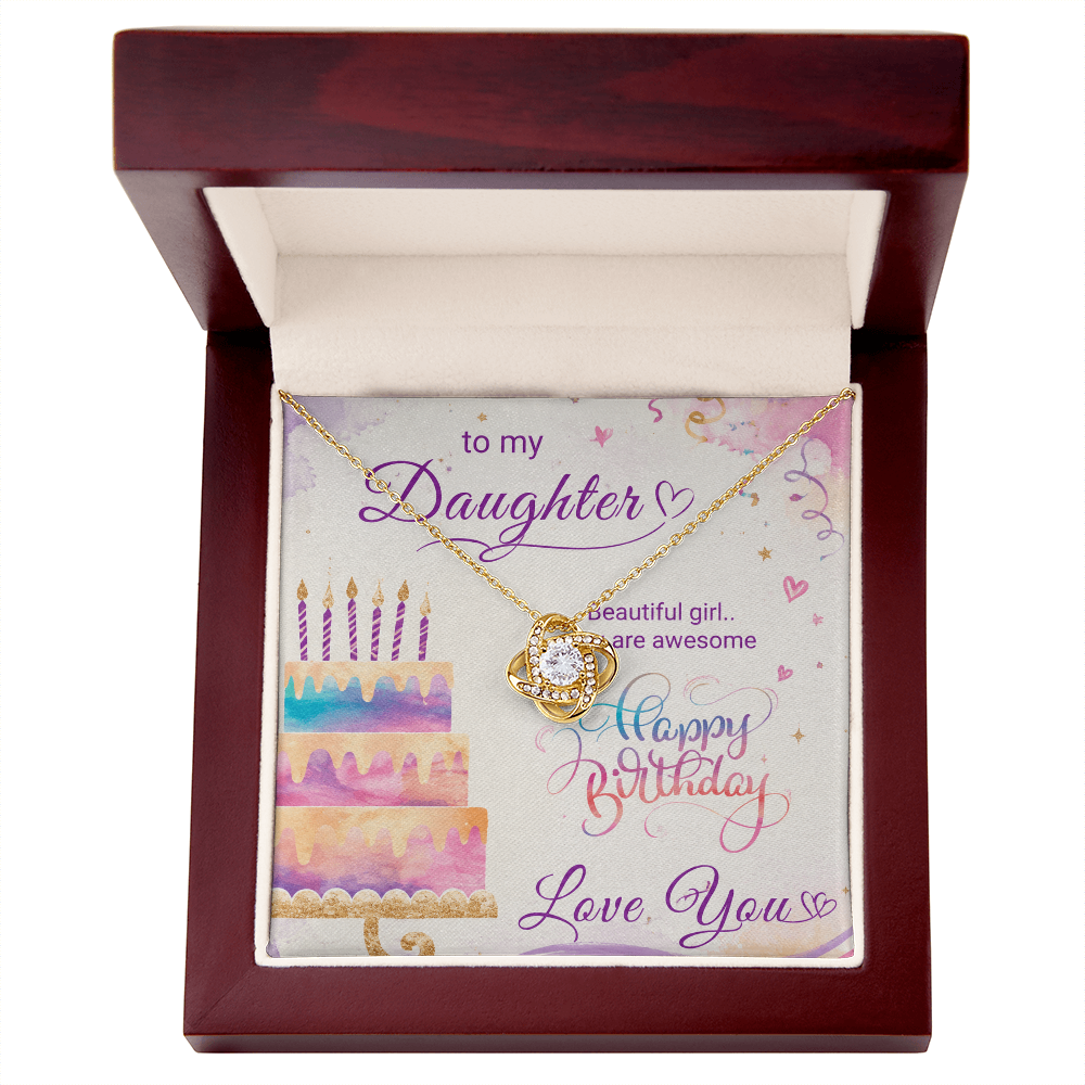 To My Daughter – Happy Birthday Gift for Daughter | Loving & Emotional Gift Design | Heartfelt Birthday Gift for Daughter – To My Beautiful Girl | Happy Birthday