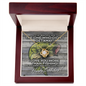 The One Who Didn't Get Away! Happy Birthday Bass - Valentines Day Gifts For Wife - Wife Birthday Gift - To My Soulmate Necklace For Women - Gifts For Her - Birthday Gifts For Wife - To My Wife Necklace - Valentines Day Gifts For Wife