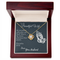 For My Beautiful Wife Love Your Husband, To My Wife Necklace With Message Card, wife gift from husband future husband,To My Soulmate Necklace For Women, Anniversary gift, Beautiful  Necless for women