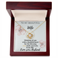 Gift for Wife From Husband - To My Beautiful Wife - Love From Your Husband - To My Soulmate Necklace For Women - Necklace For Wife From Husband -  Gifts For Her -  Birthday Gifts For Wife - Neckless Gift for wife