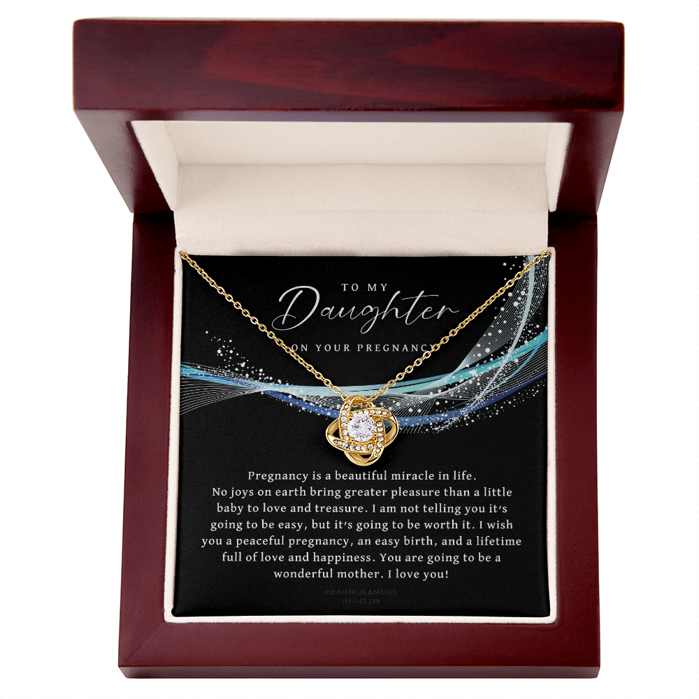 To My Daughter Necklace From Dad With Heartfelt Message & Elegant Box, Gifts For Daughter From Mom, Beautiful Jewelry Gift From Love Daddy Mommy On Graduation, Birthday 2026, Wedding, Valentine's Day