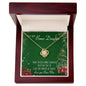 To My Bonus Mom Alluring Beauty Necklace Mother's Day Message Card Gift From Bonus Daughter