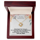 To My Daughter Meaningful Message Card Jewelry Box, Gift for Daughter's Birthday Graduation, Thoughtful for Her from Mom, Elegant Necklaces with Sentimental Message, Christmas Gift Ideas 2026