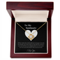 My Soulmate, Love You - Necklace - Friendship Necklaces -  Customize Couple Necklace - to My Wife Necklace From Husband - to My Soulmate Necklace for Women