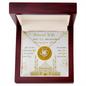 Beautiful Eid Gift for Wife - Dearest Wife, To My Wife Necklace From Husband, To My Soulmate Necklace For Women, Necklace For Wife From Husband, Diamond Arabic Necklace, Arabic Love Jewelry