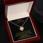 To My Wife Love Your Husband - The Force - Galaxy Necklace -Personalised Card Gift for Wife from Husband Lover - To My Beautiful Wife Necklace Boxed Jewellery