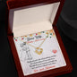 Dear Wife Happy Anniversary - Double Hearts - Love Your Husband,  Anniversary Gift For Wife from Husband, Wife Gift, Wife Necklace, wife gift from husband future husband,Anniversary Gift For Wife