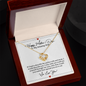 To My Wife Necklace With Message Card - Wife Gift From Husband Future Husband - Perfect Wife & Mom Mother's Day Necklace - to My Amazing Wife - Couple Necklace Set - Friendship Necklaces
