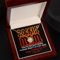 Rockin' Mom You're The Best Damn Woman That I've Ever Seen - Happy Mother's Day - Diamond Necklace for Mother - Mother's day Precious Gift - Best Gift for wife - Necklace for soulmate