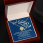 To My Beautiful Wife Necklace Boxed Jewellery - Handmade Jewellery for wife - To My Reel Love Necklace - Your Solemate - Fishing Fisherman Necklace