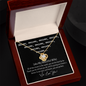 Couple Necklace Set - Friendship Necklaces - Customize Couple Necklace  - Mom Cute Memorable Mother's Day Gift - We Love You - wife gift from husband - Soulmate Gift - Girlfriend Gift - Birthday Gifts For Wife